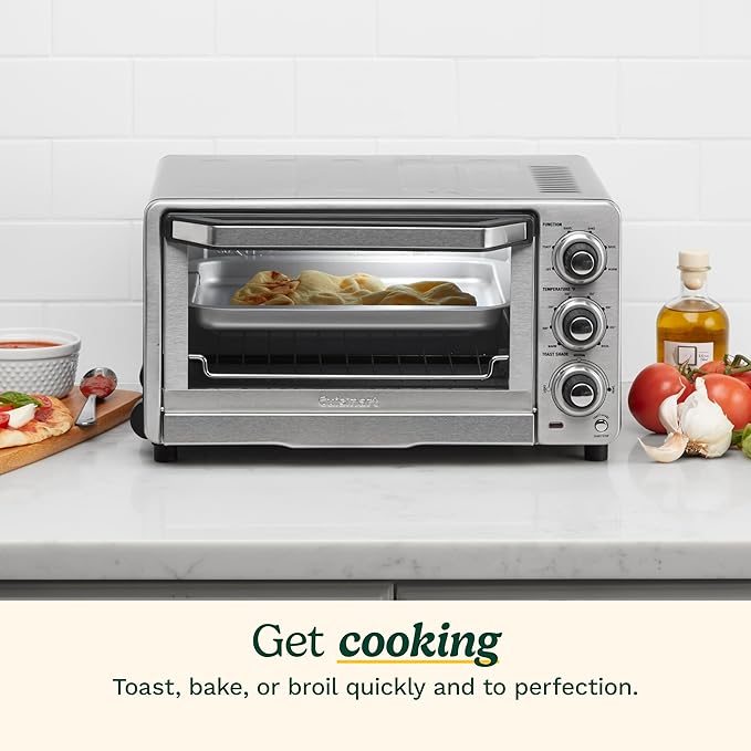 Cuisinart Custom Classic Toaster Oven Broiler, 1800 Watt Countertop Toaster - Image 2
