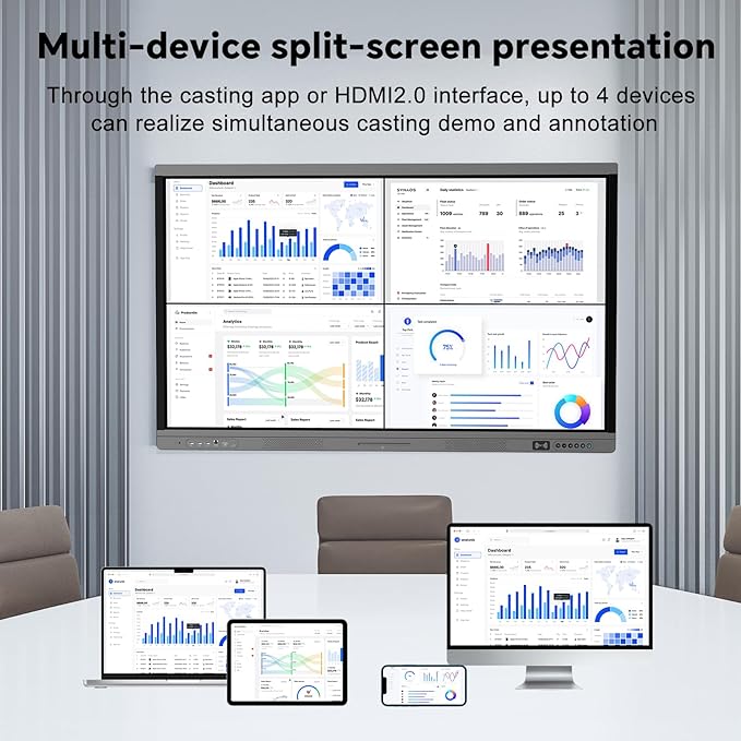55" Smart Board, 4K Digital Whiteboard - Image 4