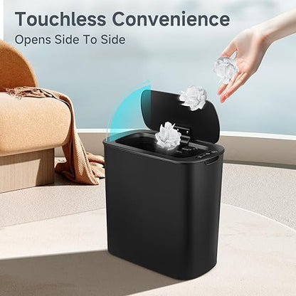 TIPGO 5 Gallon Motion Senor Bathroom Trash Can - Image 4