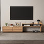 YQJJGL Solid Wood TV Stand for TVs up to 65 Inch， Walnut TV Stand by YQJJGL