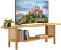 HollyHOME Bamboo TV Stand with Storage by HollyHOME