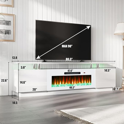 AMERLIFE Fireplace TV Stand - Image 4