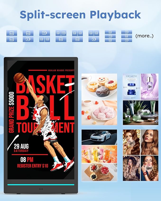 55-inch Rechargeable Portable FHD Outdoor Digital Signage Displays, IP65 - Image 7