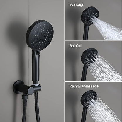 Iriber Shower System Wall Mounted Shower Faucet Mixer Set - Image 4