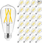 Hizashi Vintage Led Edison Bulbs Dimmable, 6W Equivalent 60W, E26 Base Light by HIZASHI