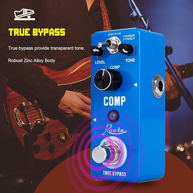 Rowin Compressor Pedal Comp Effect Pedal - Image 5