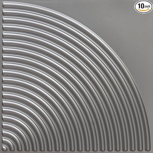 From Plain To Beautiful In Hours 9002 Arc Swell PVC 12 in x 12 in Peel and by DecorativeCeilingTiles