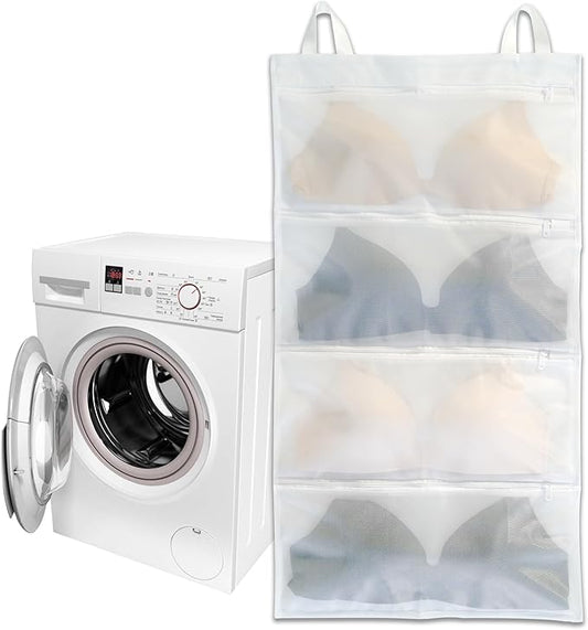 Bra laundry bags for washing machine, Holds 4 A-D cups sizes, Storage and by Yisiziyo