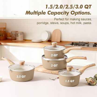 SENSARTE Ceramic Nonstick Sauce Pan - Image 3