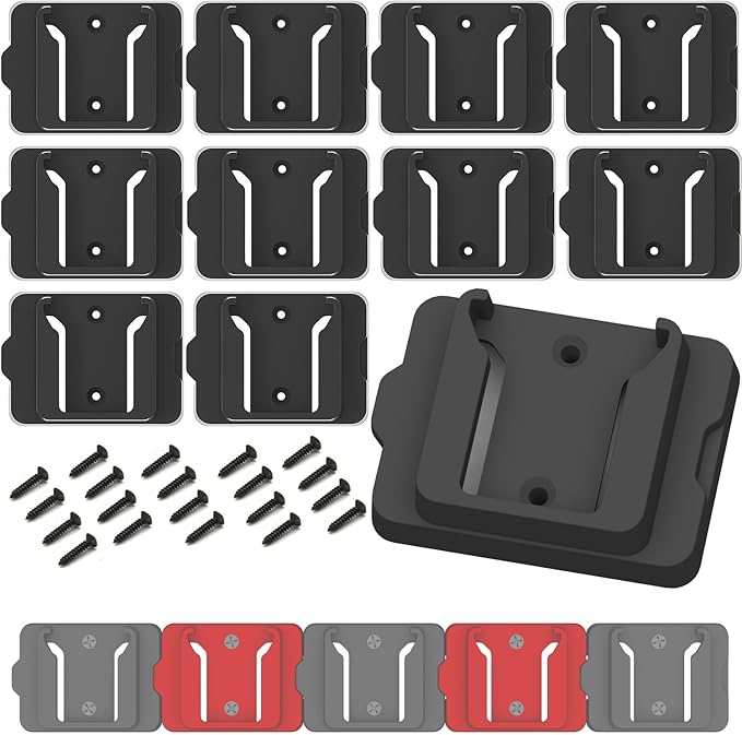 Battery Holder for Milwaukee M18 18V Battery, Work Van by Gijok