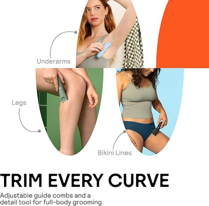 MERIDIAN Slimmer Trimmer – Electric Bikini Line & Pubic Hair Trimmer - Image 3