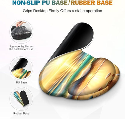 Gaming Mouse Pad, Large Desk Mat, Cute Desk Pad Protector, 4in1 XXL Mousepad + - Image 2