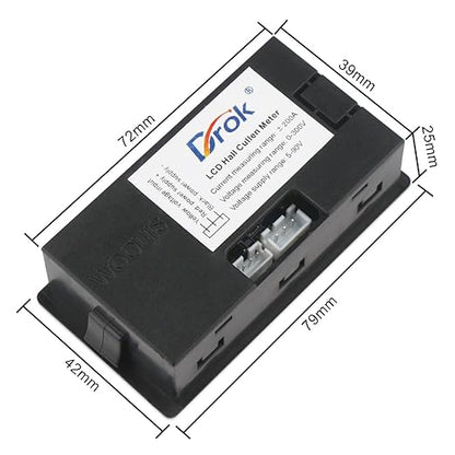 DROK Voltage Amp Meter DC, Battery Monitor DC 0-300V 200A, Ammeter Voltmeter - Image 9