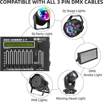 Ygybeyond DMX-C7Controller, Controller, Stage Lighting Equipment & Accessorie - Image 4