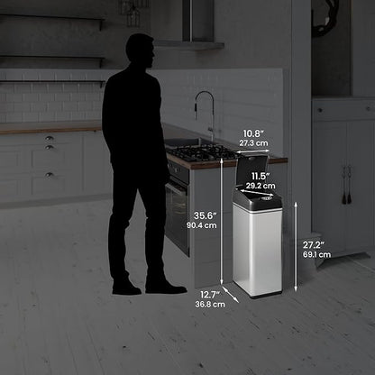 iTouchless 50 Liter / 13 Gallon Kitchen Trash Can - Image 6