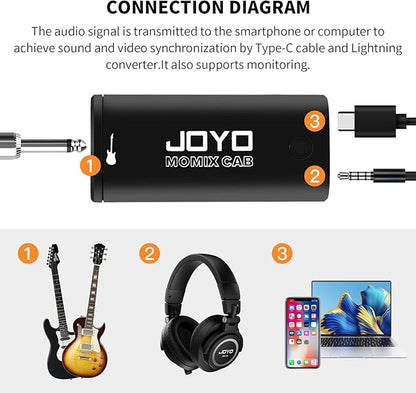 JOYO Guitar Audio Interface Pocket Internal Recording Sound Card - Image 6