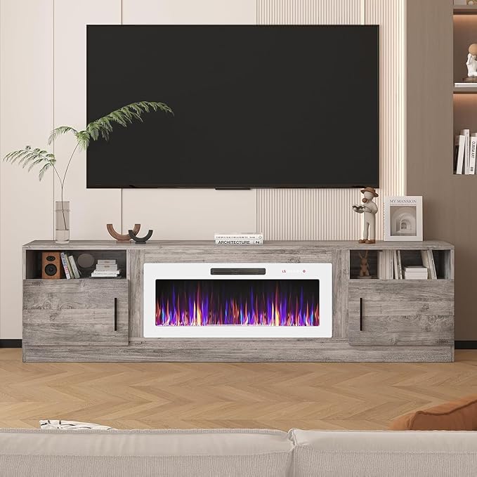 Lemberi Fireplace tv Stand - Image 8