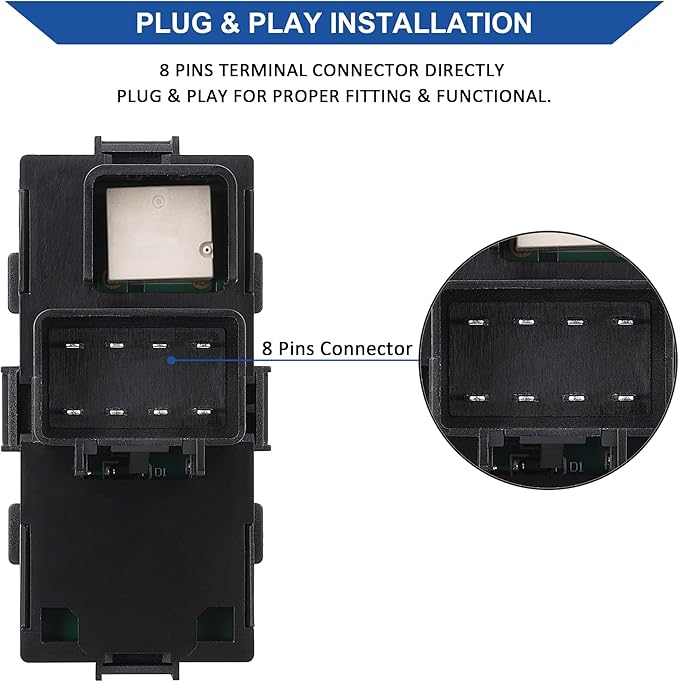 AiYiGu Driver Side Power Window Switch & 3 Pcs Passenger Window Switches - Image 8