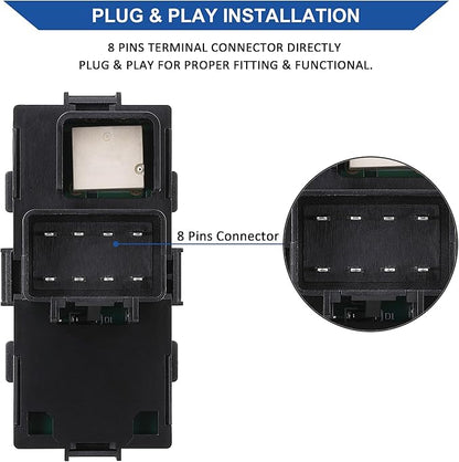 AiYiGu Driver Side Power Window Switch & 3 Pcs Passenger Window Switches - Image 8