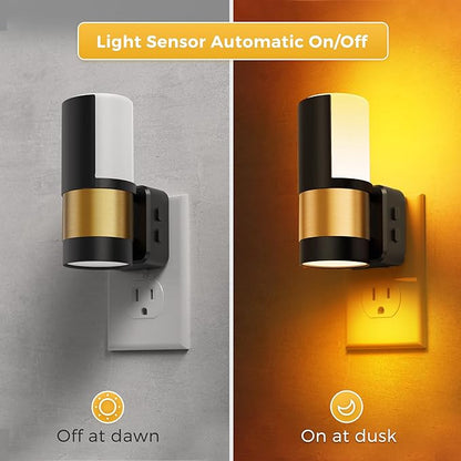 L LOHAS LED Night Lights Plug into Wall, 2 Pack, Plug in Night Light, Soft - Image 5