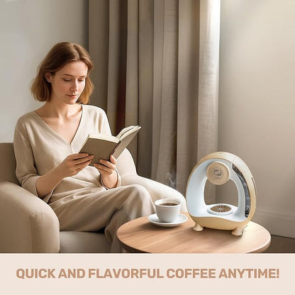 Single Serve Coffee Maker, Fast Brew in 2 minutes, Stylish＆Compact Design - Image 2