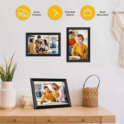 FRAMEO Digital Photo Frame WiFi 32GB 10.1 Inch 1280x800 IPS Touch Screen - Image 6