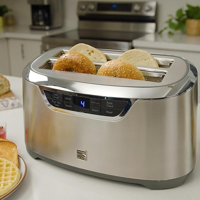Kenmore Elite 76774 4-Slice Auto-Lift Long Slot Toaster in Stainless Steel - Image 2