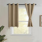JIUZHEN Short Curtains Kitchen Half Window Blackout Curtains by JIUZHEN