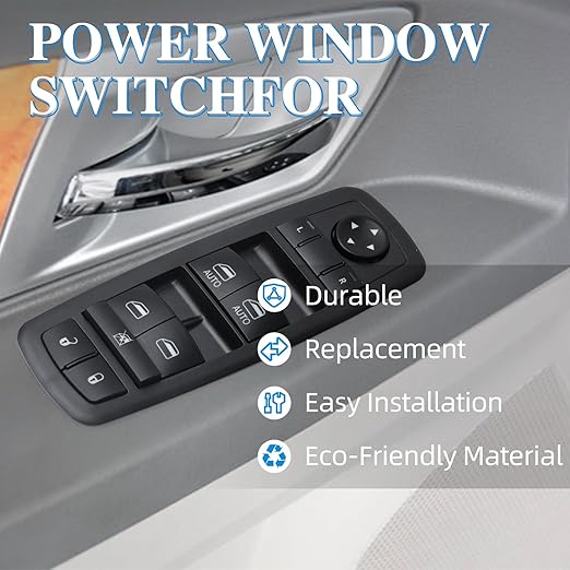 WUANGKI Master Power Window Switch Front Left Driver Side | 3+0 Pins | - Image 8