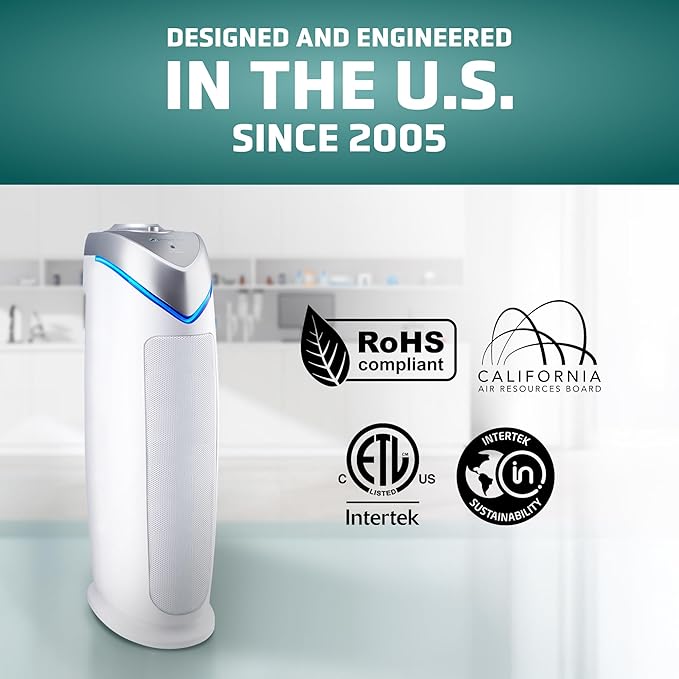 GermGuardian Air Purifier with HEPA 13 Filter, Removes 99.97% of Pollutants - Image 4