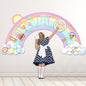 5FT Large Pastel Rainbow Wooden Activity Wall Panel by Justforjoyful