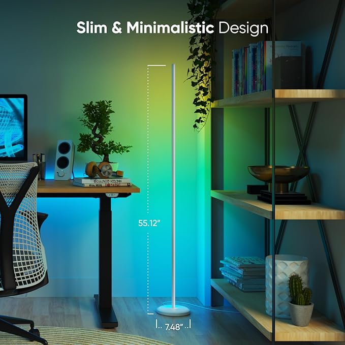 Nanoleaf Matter Smart Floor Lamp, LED Standing Lamps Work - Image 8