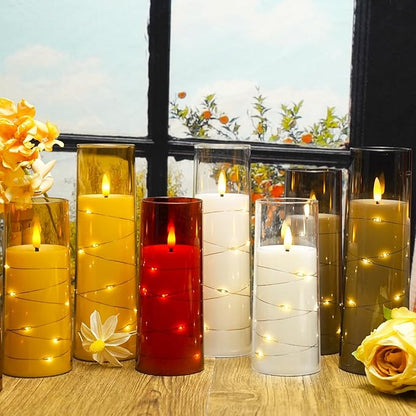 Flickering Flameless LED Candles, Battery Operated Candles 9 Pcs - Image 6