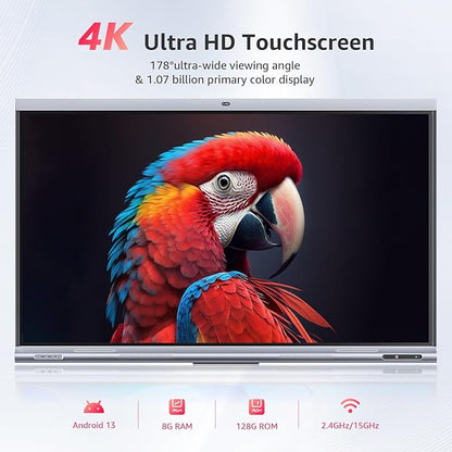 Smart Board, 65” Interactive Display, 4K UHD Electronic Board - Image 2