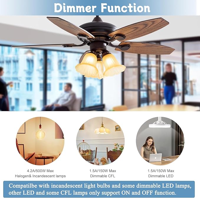 Receiver for 3 Speed AC Ceiling Fan Remote, Compatible - Image 4