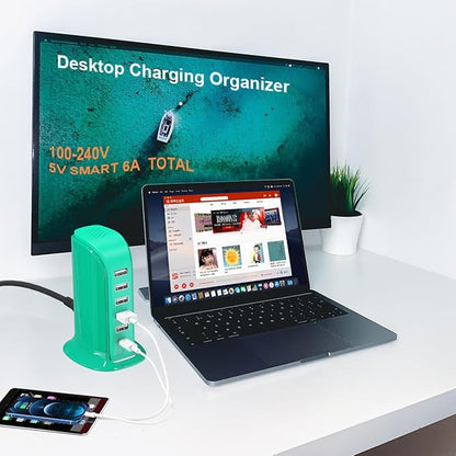 USB Tower Charging Station Upoy, Small Charging Hub - Image 5
