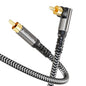 BlueRigger Subwoofer Cable 90D – Compatible by BlueRigger
