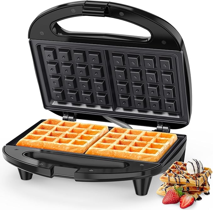 OSTBA Waffle Maker, 2 Slice Non-Stick Waffle Iron, Belgian Waffle Machine by OSTBA