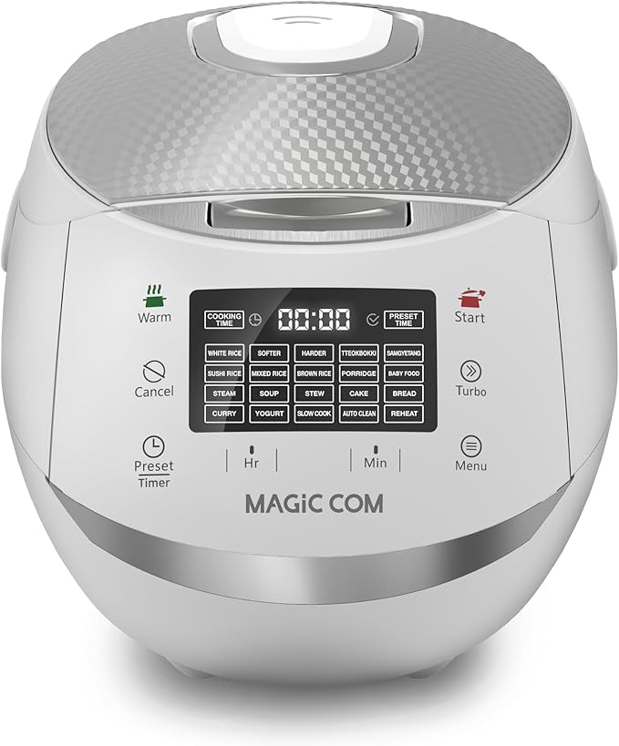 MAGiC COM multi-Functional Digital Rice Cooker 10 Cup Uncooked, 15-in-1 by MAGiCCOM