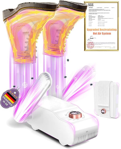5.0 Upgraded Boot Shoe Dryer【500W German Super Motor】【Dual-Tech 118°F Constant by Unknown