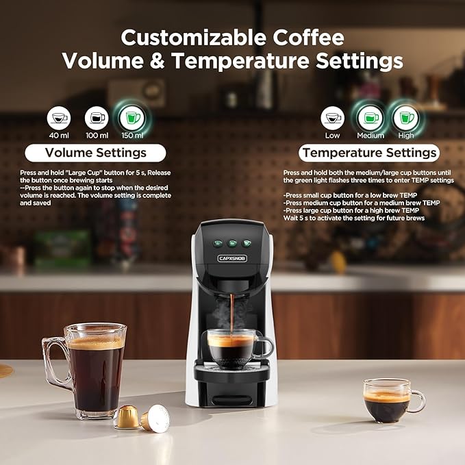 Warriors1 Coffee Maker for Keurig K Cup pod, Espresso Machine for Nespresso - Image 7