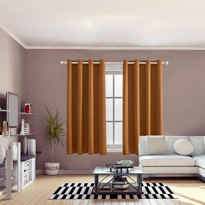 Anytime 100% Blackout Curtain 2 Panels Set, Thermal Insulated Window Drapes - Image 5