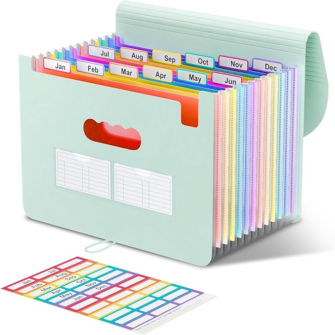 ThinkTex Accordion File Organizer, 12 by ThinkTex
