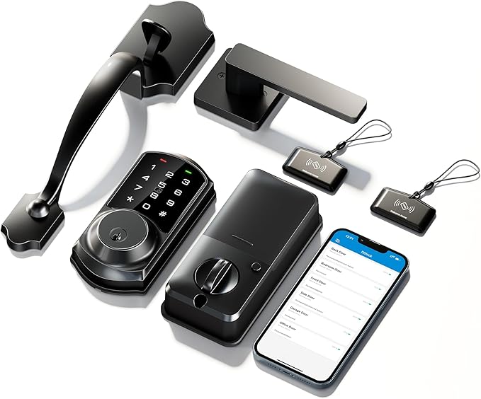 Veise VE06-H Smart Front Door Lock Set, App Control, Keyless Entry Deadbolt - Image 8