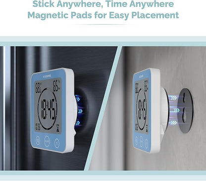 KADAMS Shower Clock Waterproof Bathroom Timer – Digital Wall Clock - Image 6