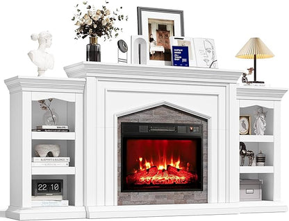 Naice 80" Electric Fireplace by Naice