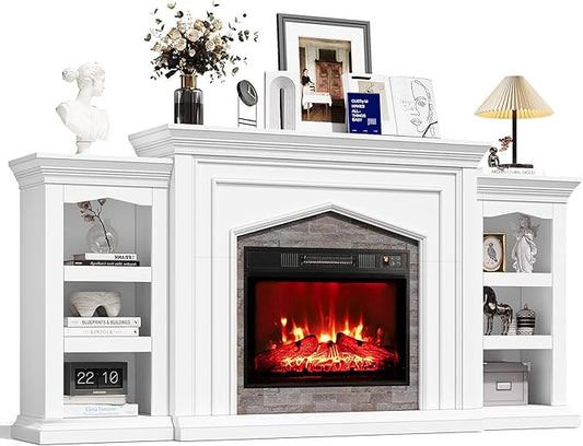 Naice 80" Electric Fireplace by Naice