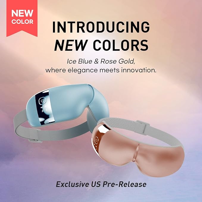 HubiCare Eye Massager with Heat, and Music Helps Relieve Strain, Dark Circles - Image 2
