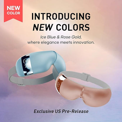 HubiCare Eye Massager with Heat, and Music Helps Relieve Strain, Dark Circles - Image 2