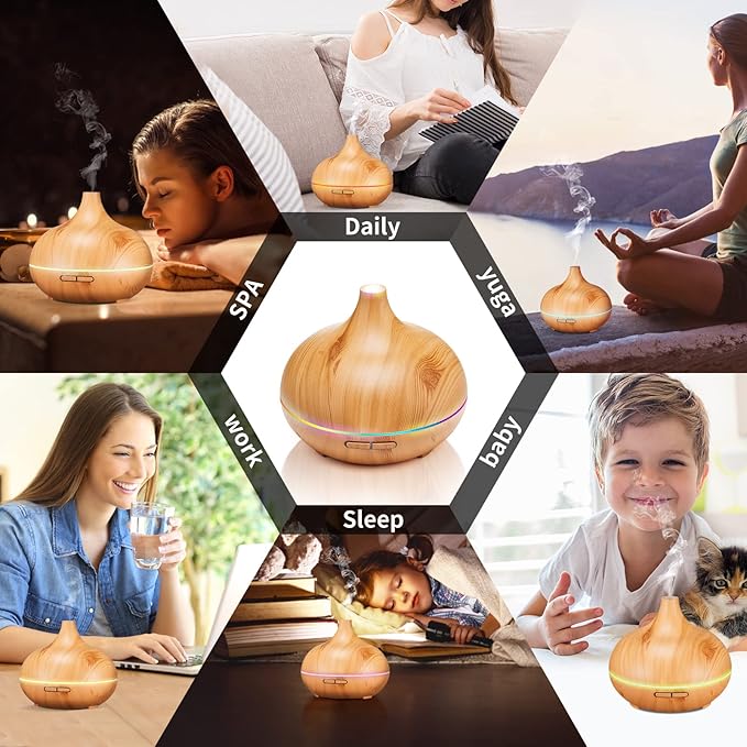 Aroma Diffuser for Essential Oil Large Room, Office Essential Oil Diffusers for - Image 9